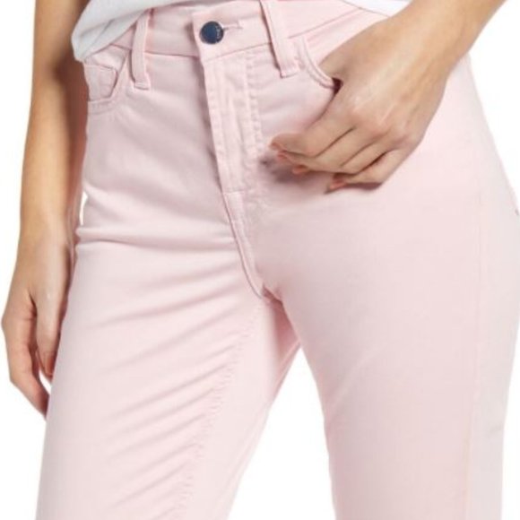 JEN7 7 FOR ALL MANKIND Pink Ankle Skinny Jeans 2 - Picture 2 of 6